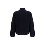 Sacai Blue Wool Oves Aries Sweatshirt