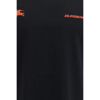 Burberry Black Cotton T-Shirt