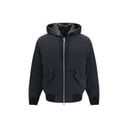 Moose Knuckles Black Nylon Full-Length Jacket