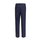 Brunello Cucinelli Blue Wool Oves Aries Dress Pants