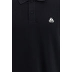 Moose Knuckles Black Cotton Polo Shirt