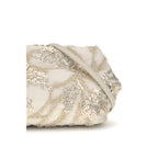 Brunello Cucinelli Beige Silk Shoulder Bag