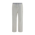 Brunello Cucinelli White Cotton Casual Pants