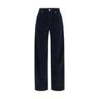 Max Mara Blue Cotton Pants