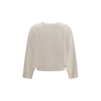 Brunello Cucinelli White Cashmere Sweater