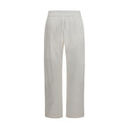 Brunello Cucinelli White Cotton Athletic Pants