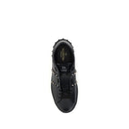 Valentino Garavani Black Calf Leather Bos Taurus Athletic Sneakers