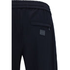 Dolce & Gabbana Blue Polyamide Athletic Pants