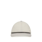 Brunello Cucinelli White Cotton Cap (Baseball Hat)