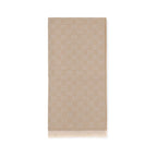 Gucci Beige Wool Oves Aries Foulard