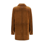 Valstar Brown Calf Leather Bos Taurus Full-Length Jacket