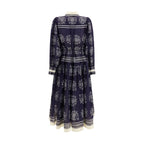 Alemais Blue Ramie Casual Dress