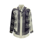 Alemais Blue Silk Shirt