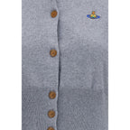 Vivienne Westwood Gray Cotton Cardigan