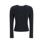 Alexander Wang Black Cotton Long Sleeve T-Shirt