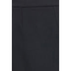 Dolce & Gabbana Black Wool Oves Aries Long Skirt