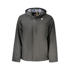 K-WAY Nero Poliestere Uomo Jacket with Hood and Pockets