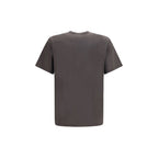 Saint Laurent Brown Silk T-Shirt