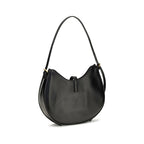 Versace Black Calf Leather Bos Taurus Shoulder Bag