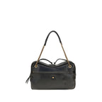 Vivienne Westwood Black Calf Leather Bos Taurus Shoulder Bag