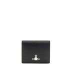 Vivienne Westwood Black Calf Leather Bos Taurus Wallet