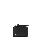 Vivienne Westwood Black Calf Leather Bos Taurus Wallet