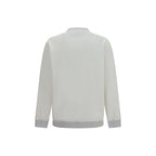 Brunello Cucinelli White Cotton Sweatshirt