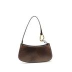 Staud Brown Calf Leather Bos Taurus Shoulder Bag