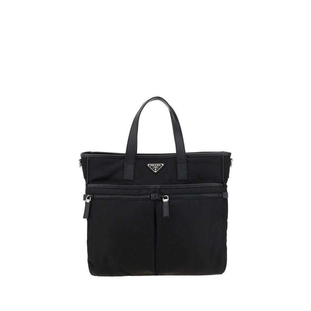 Prada Black Nylon Shoulder Bag