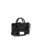 Balenciaga Black Lamb Ovis Aries Shoulder Bag