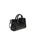 Balenciaga Black Lamb Ovis Aries Shoulder Bag