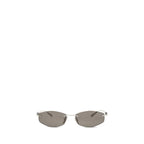 Balenciaga Silver Metal Sunglasses