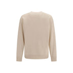 Laneus Beige Cashmere Sweatshirt