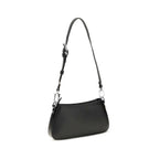 Vivienne Westwood Black Calf Leather Bos Taurus Shoulder Bag