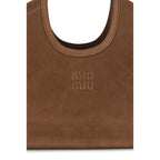 Miu Miu Brown Lamb Ovis Aries Aries Shoulder Bag