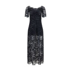 Rabanne Black Polyamide Long Dress