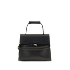 Moschino Black Calf Leather Bos Taurus Shoulder Bag