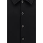 Ferragamo Black Wool Oves Aries Biker Jacket