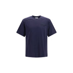 Ferragamo Blue Cotton T-Shirt