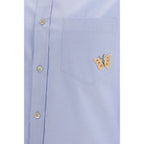 Valentino Garavani Blue Cotton Dress Shirt