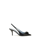 Valentino Garavani Black Calf Leather Bos Taurus High Heel Pumps