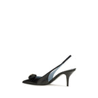 Valentino Garavani Black Calf Leather Bos Taurus High Heel Pumps