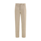 Lardini Beige Cotton Casual Pants
