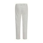 PT Torino White Cotton Slim Fit Jeans