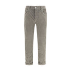 PT Torino Gray Cotton Casual Pants