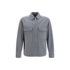LAMINAR Gray Polyester Jacket