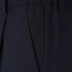 Herno Blue Polyester Cargo Pants