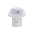 PDF Channel White Cotton T-Shirt