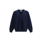 Laneus Blue Wool Oves Aries Cardigan
