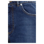 Dolce & Gabbana Blue Cotton Straight-Leg Jeans